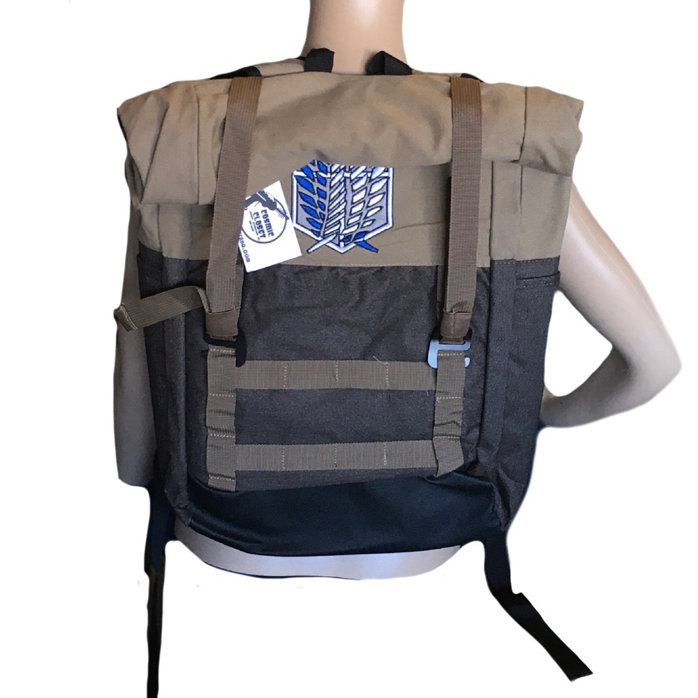 💥💥💥BIOWORLD ATTACK ON TITAN ROLL TOP LAPTOP BAG BRAND NEW